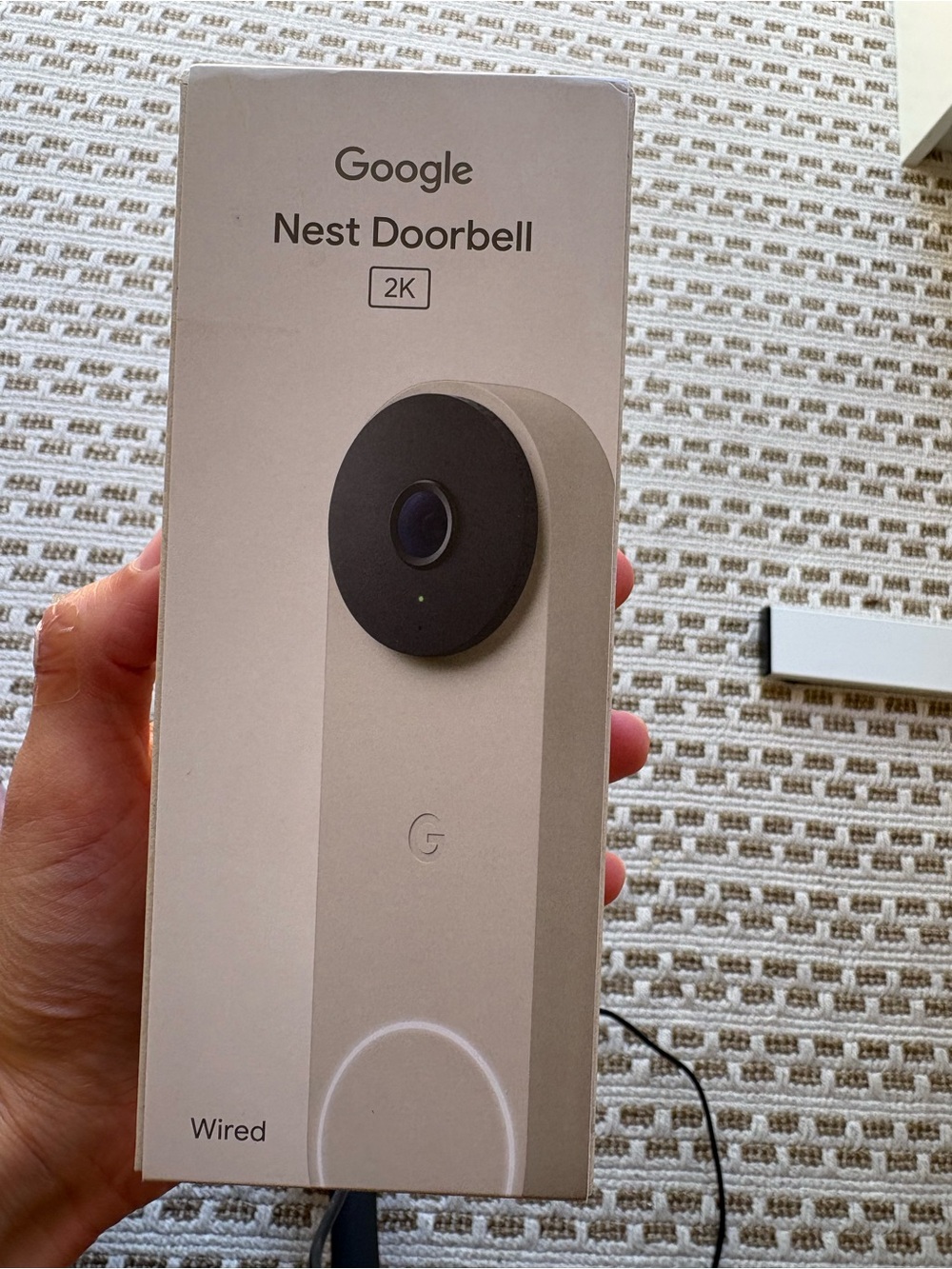 google Nest Doorbell - color linen